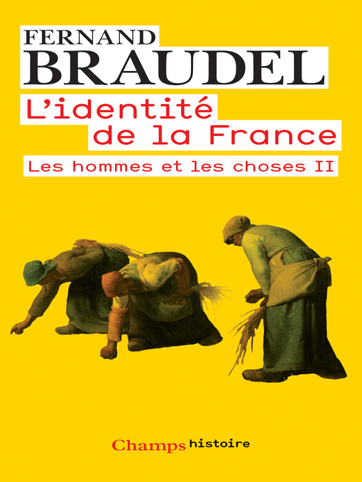 Cover image for L'Identité de la France, Tome 3